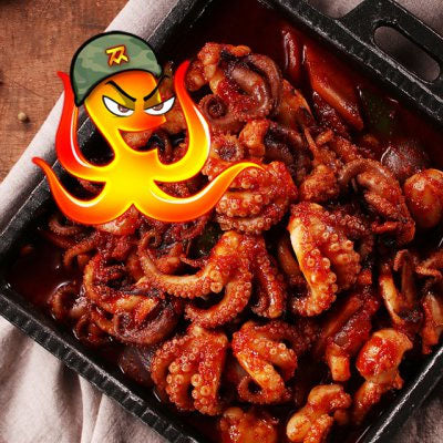 [Free Separate Shipping] Jjukkumi Commando - Spicy Stir-fried Octopus 350g x 8 Packs