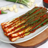 [Free Separate Shipping] Jeollanam-do Saebyeok Farm Kimchi - Green Onion Kimchi 2kg + Mustard Leaf Kimchi 2kg