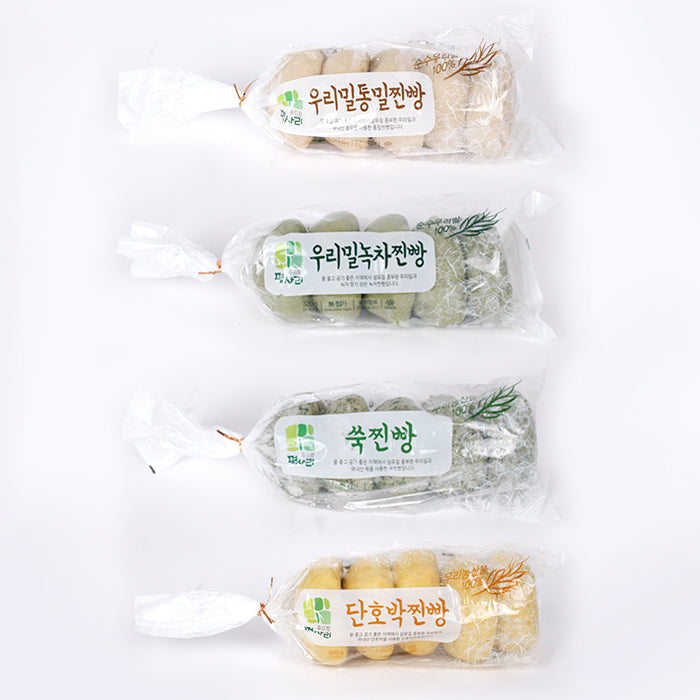 [Free Separate Shipping] Hadong Korean Wheat Steamed Buns 4 Types * 2 Sets