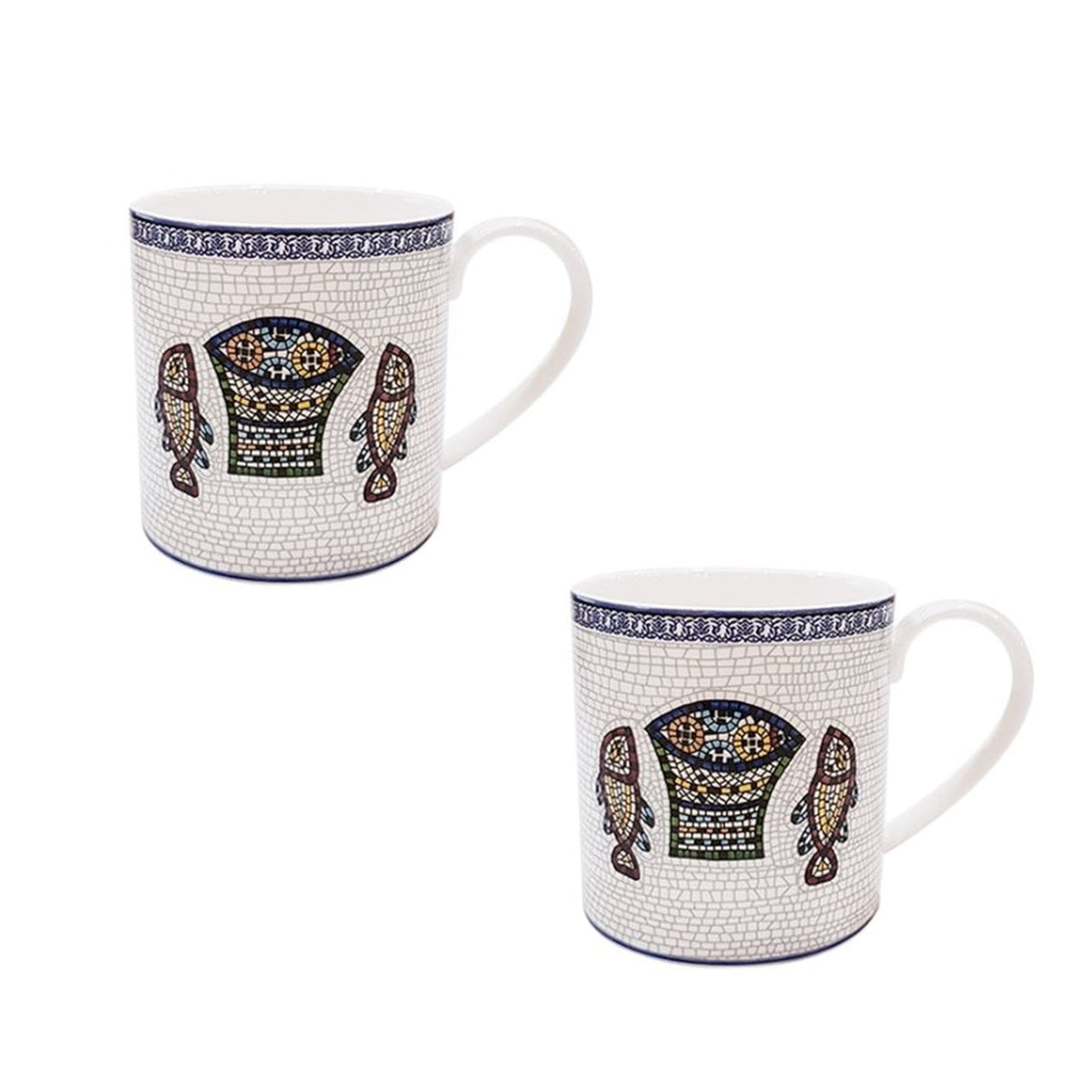 [Hankook Ceramic] Five Loaves and Two Fish Mug 2P