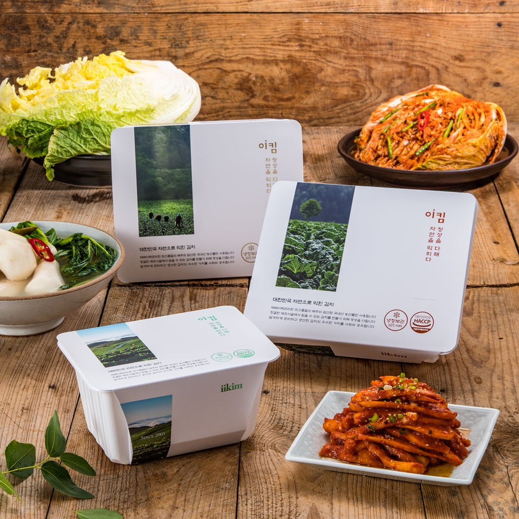 [Free Separate Shipping] E-Kim - 4-Variety Kimchi Set 5kg