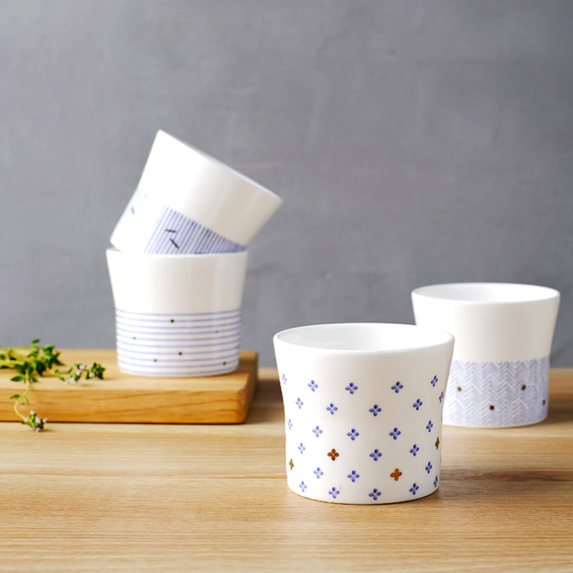 [Hankook Ceramic] Moiré Petit Cup 4-Piece Set