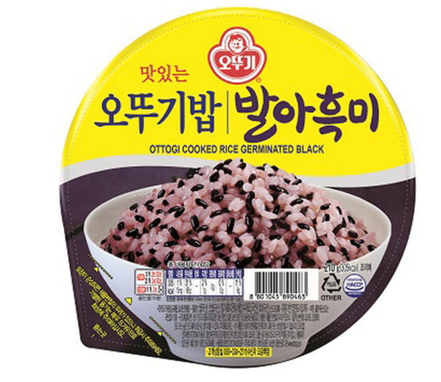 Ottogi Sprouted Black Rice 210g * 3 packs