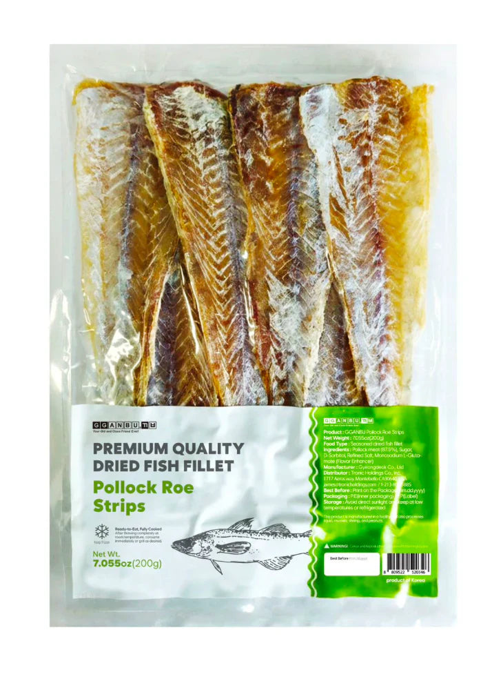 Kkanbu - Premium Dried Pollock Roe 200g
