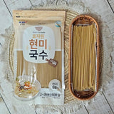 Hyojawon - Brown Rice Noodles Made Only with Domestic Brown Rice 500g Expiration Date: August 20, 2028