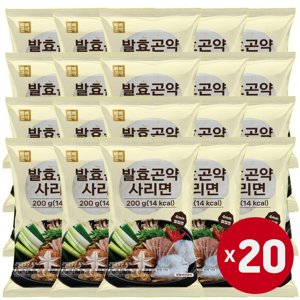 Konjac.com - Fermented Konjac Ramen 200g × 20 Packs