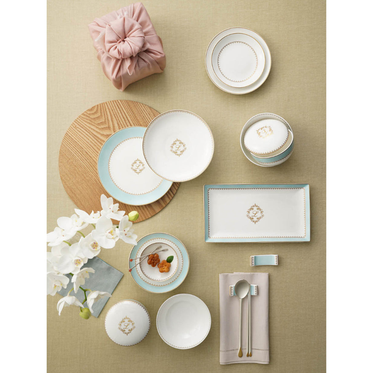 [Hankook Ceramic] Luxury Wedding Gift Set 20p
