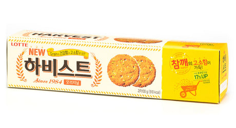 [Lotte Confectionery] Harvest Original/Savory Flavor 100g