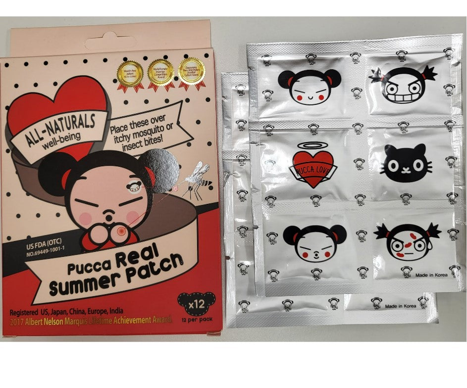 Pucca Nadri Sticker Mosquito Patch 1 Box (12 patches)