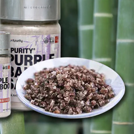 Insan Healing - Master-Made Illustrated Fused Purple Bamboo Salt (Solid) 240g