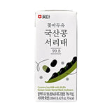 [Free Separate Shipping] Kkotma Soy Milk Domestic Seoritae 99.8% (190ml x 24 packs x 4 boxes) Expiration Date: August 11, 2026