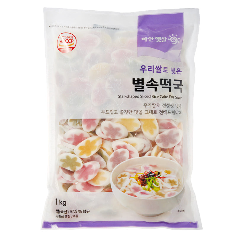 Byeolsok Tteokguk Tteok made with Korean rice 1kg * 3 packs