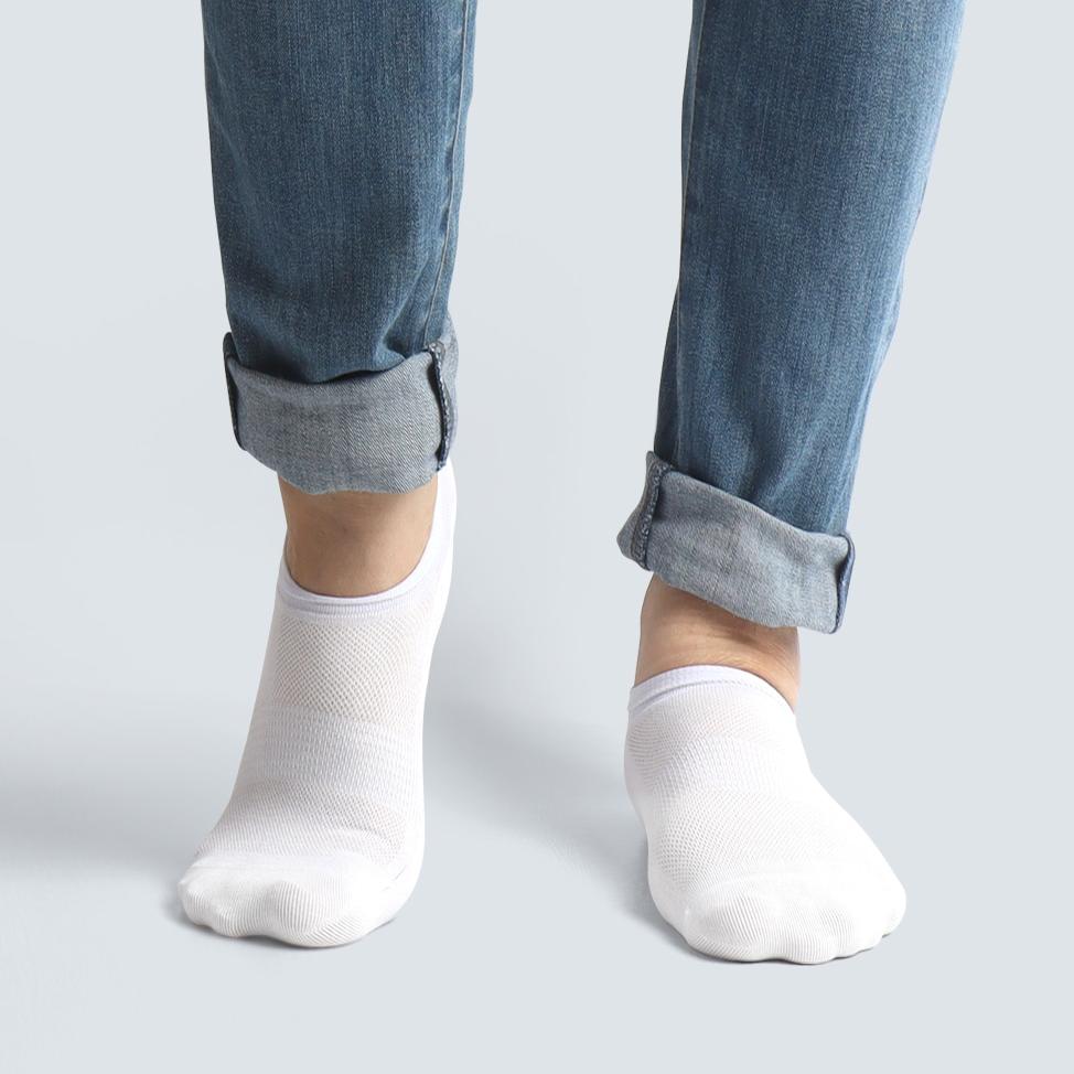 Convenient Everyday Mesh Socks for Men (Color Selection)