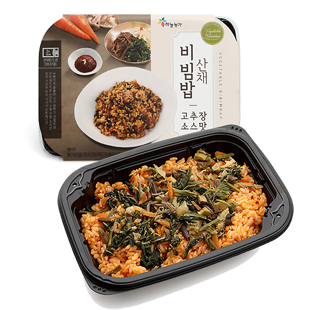 [꽃마Fresh] [무료별도배송] 하늘농가 비빔밥 2종 & 바로먹는 나물 6종 세트