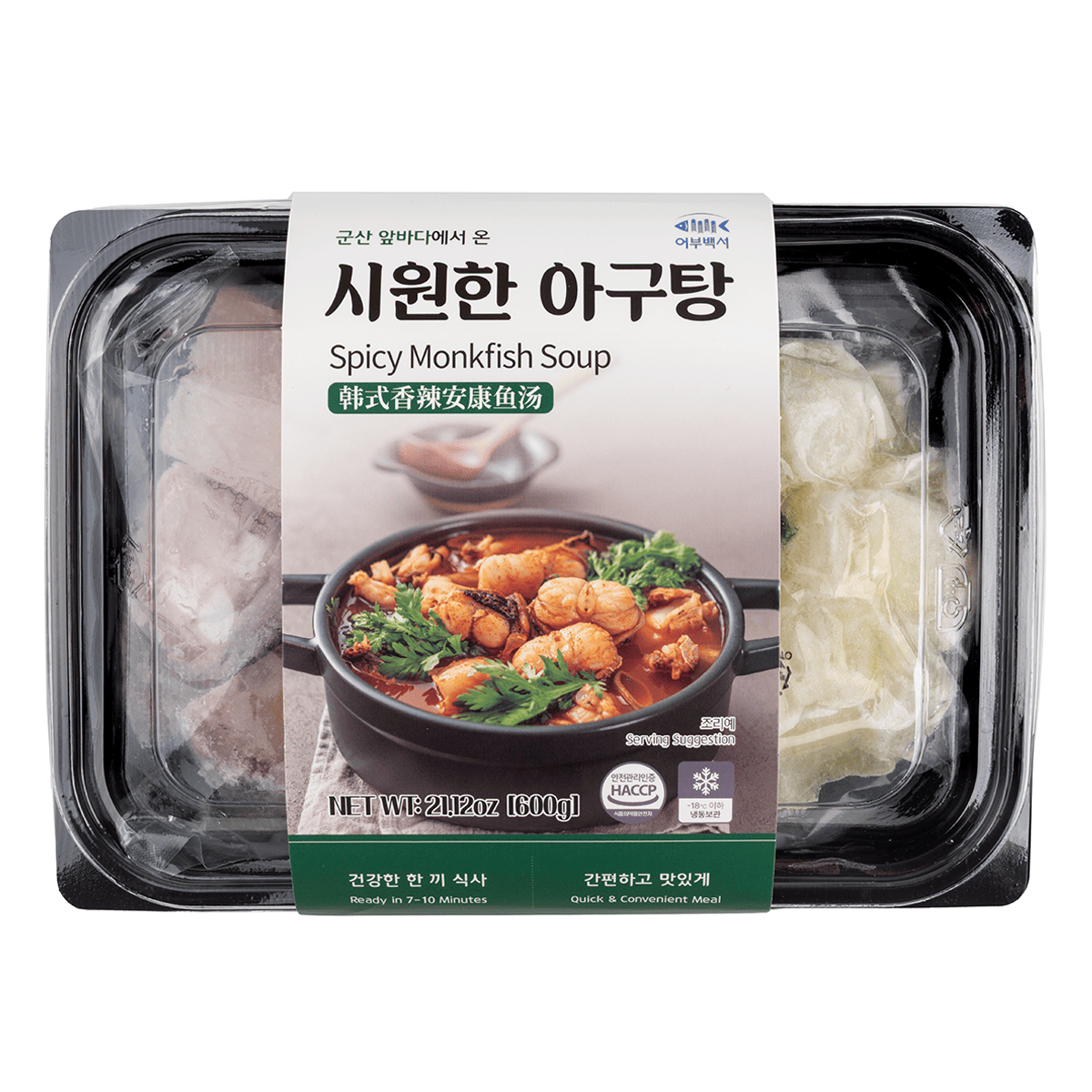 [Free Separate Shipping] [Kkotma Fresh] Eobu Baekseo - Blue Crab Stew + Monkfish Stew Set (Total 2 Packs)
