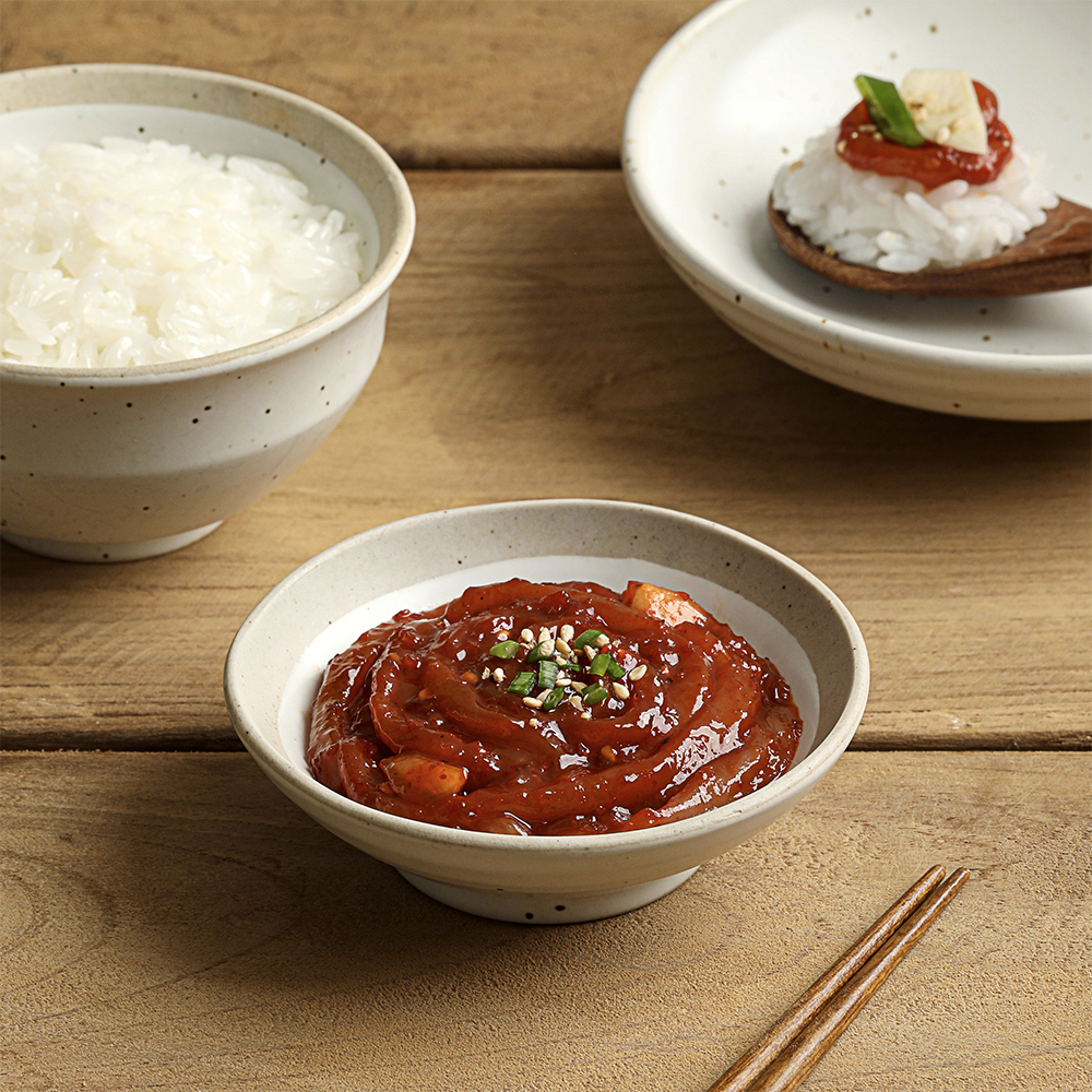 [꽃마Fresh] 옹고집 보리순 오징어젓 (500g)