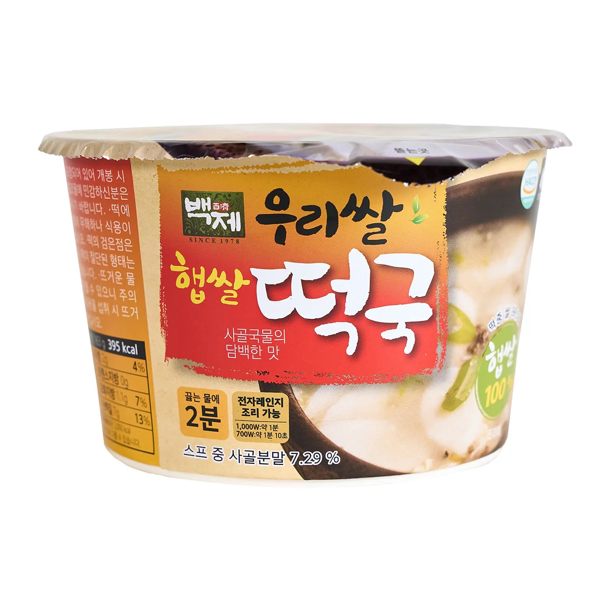 Baekje - Korean New Rice Tteokguk 163g