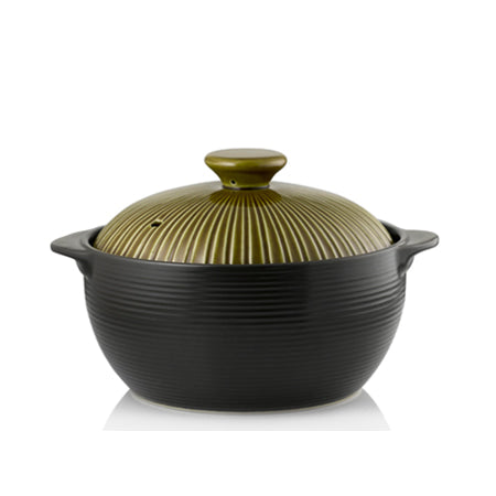 [Hankook Ceramic] Line Pot No. 2 - Green