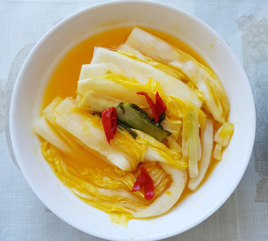 [Free Separate Shipping] Pyeongchang Kkotsuni Pumpkin Kimchi 2.5kg + Mustard Leaf Kimchi 2.5kg