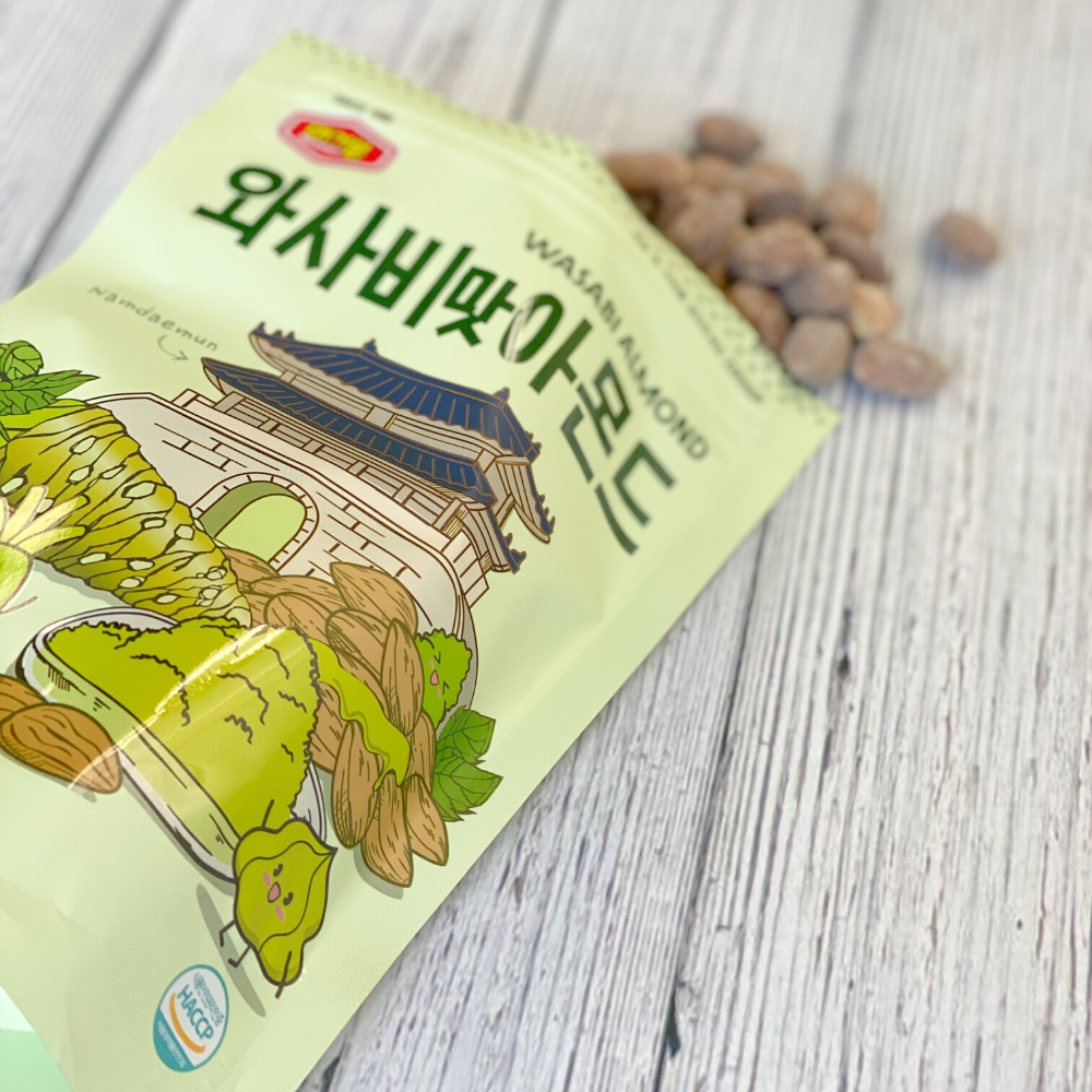 Mugurbon Wasabi Almonds 200g