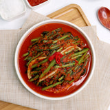 [Free Separate Shipping] Jeollanam-do Saebyeok Farm Kimchi - Yeolmu Kimchi 2kg + Green Onion Kimchi 2kg