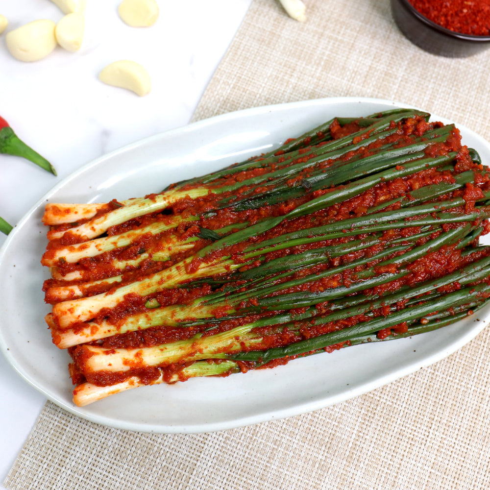 [Free Separate Shipping] Jeollanam-do Saebyeok Farm Kimchi - Yeolmu Kimchi 2kg + Green Onion Kimchi 2kg