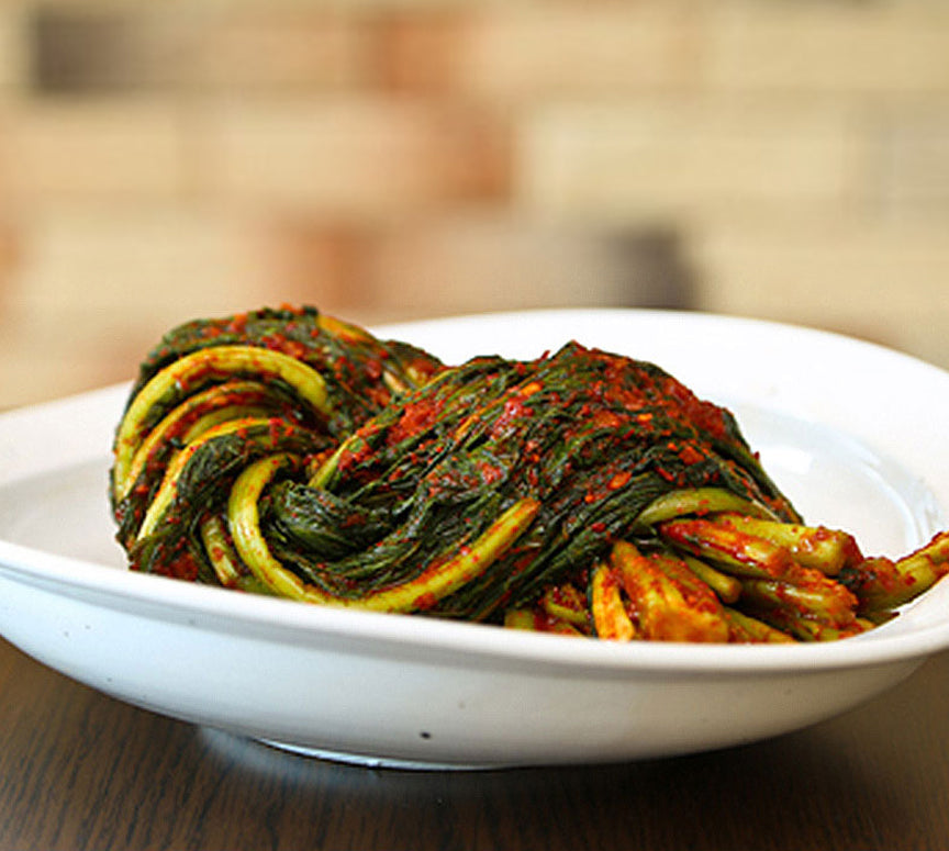 [Free Separate Shipping] Pyeongchang Kkotsuni Pumpkin Kimchi 2.5kg + Mustard Leaf Kimchi 2.5kg