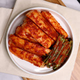 [Free Separate Shipping] Jeollanam-do Saebyeok Farm Kimchi - Chonggak Kimchi 3kg + Yeolmu Kimchi 2kg