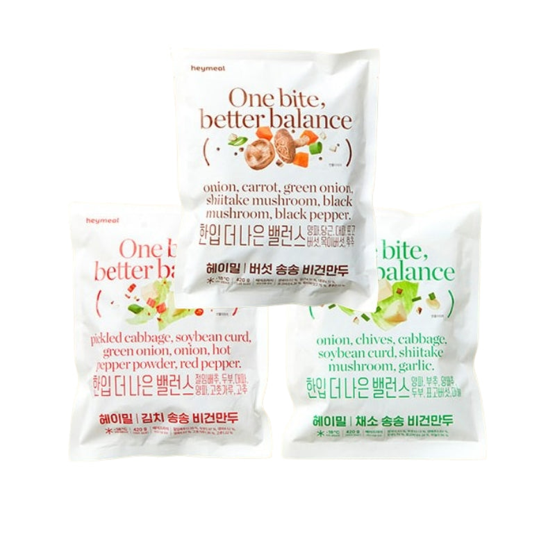 [MILLS EXPRESS] Heymeal Vegan Dumplings 420 g (Choose from 3 Options)