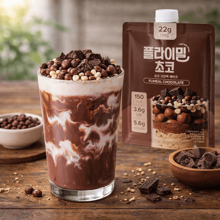 Flymill - Chocolate High Protein Shake 45g (1 packet) Expiration Date: February 23, 2028