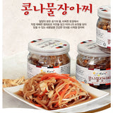 Cheongyang Foods - Matnaeum Pickled Perilla Leaves 300g + Pickled Chili Peppers 300g + Pickled Bean Sprouts 300g Set