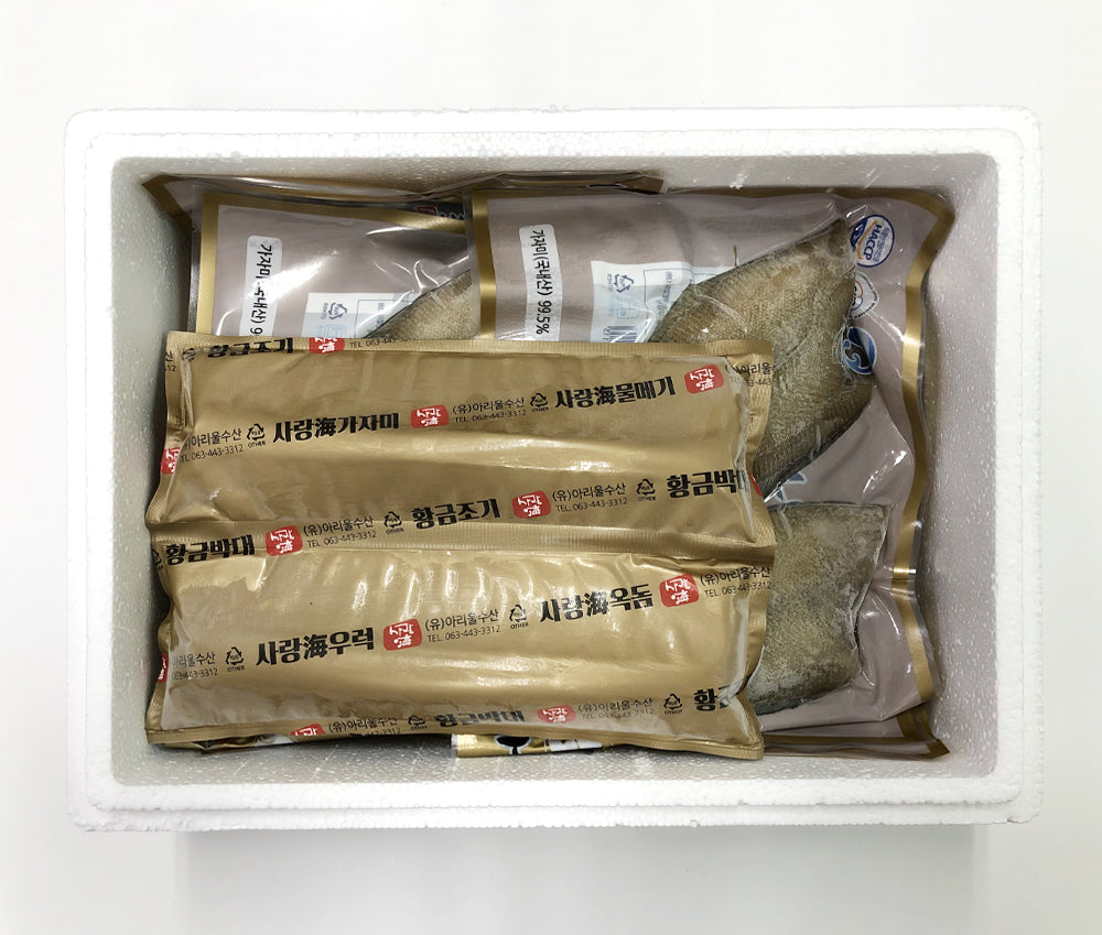 [Free Separate Shipping] Gunsan Specialty Flounder 1.5kg (2 fish x 6 packs)