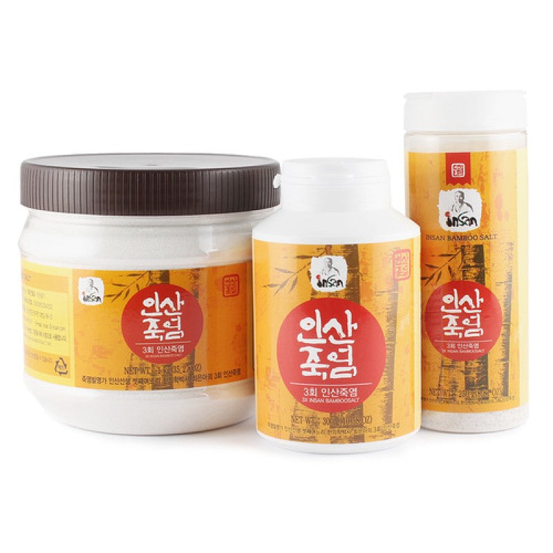 Insan Bamboo Salt 3-Times Roasted Bamboo Salt Granules 1kg