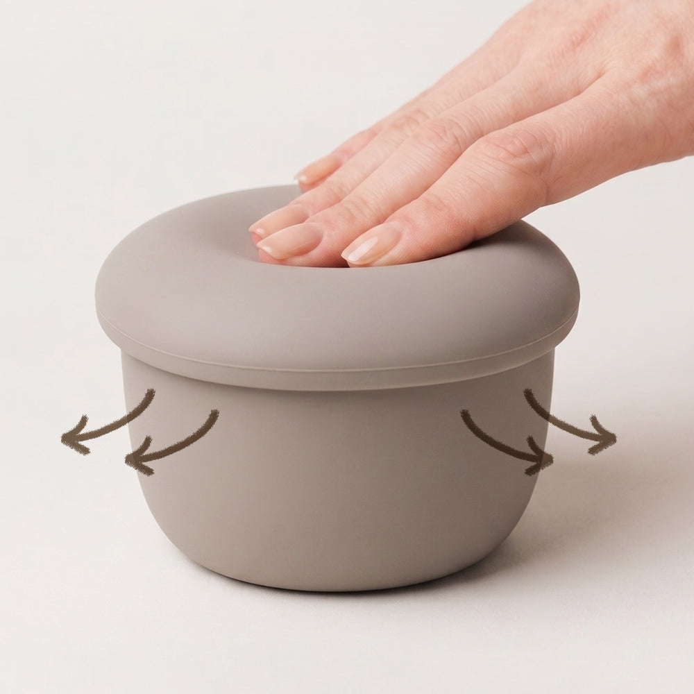 Everyday Convenient Stackable Silicone Airtight Container 3-Piece Set (Select Color)