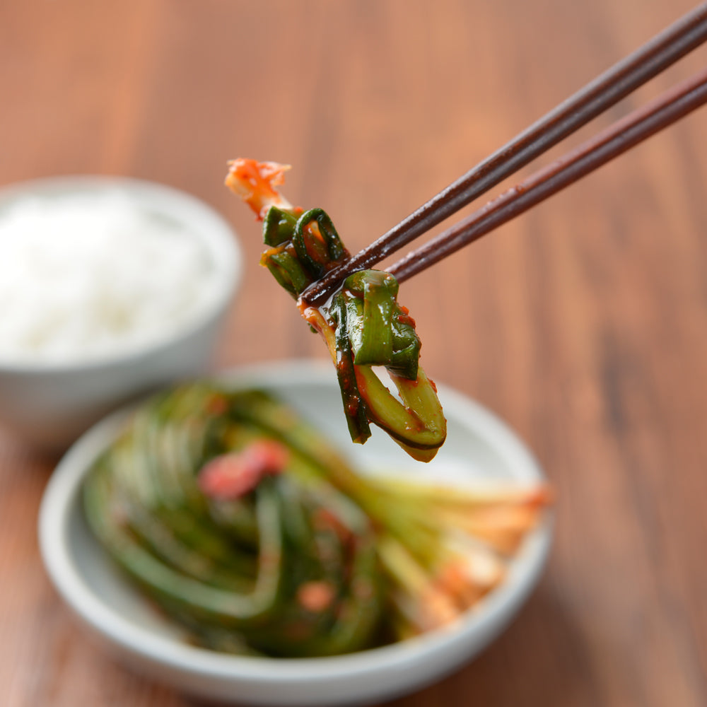 [Free Separate Shipping] Jeollanam-do Saebyeok Farm Kimchi - Green Onion Kimchi 2kg + Mustard Leaf Kimchi 2kg