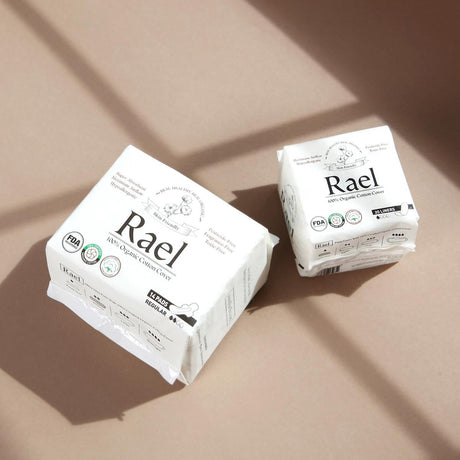 Rael Organic Cotton Sanitary Pad Regular Liner 20p * 2 Packs