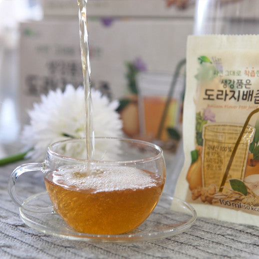 [Free Separate Shipping] Slow Food - Ginger-Infused Balloon Flower Root Pear Juice 80ml x 30 packs (4 boxes)