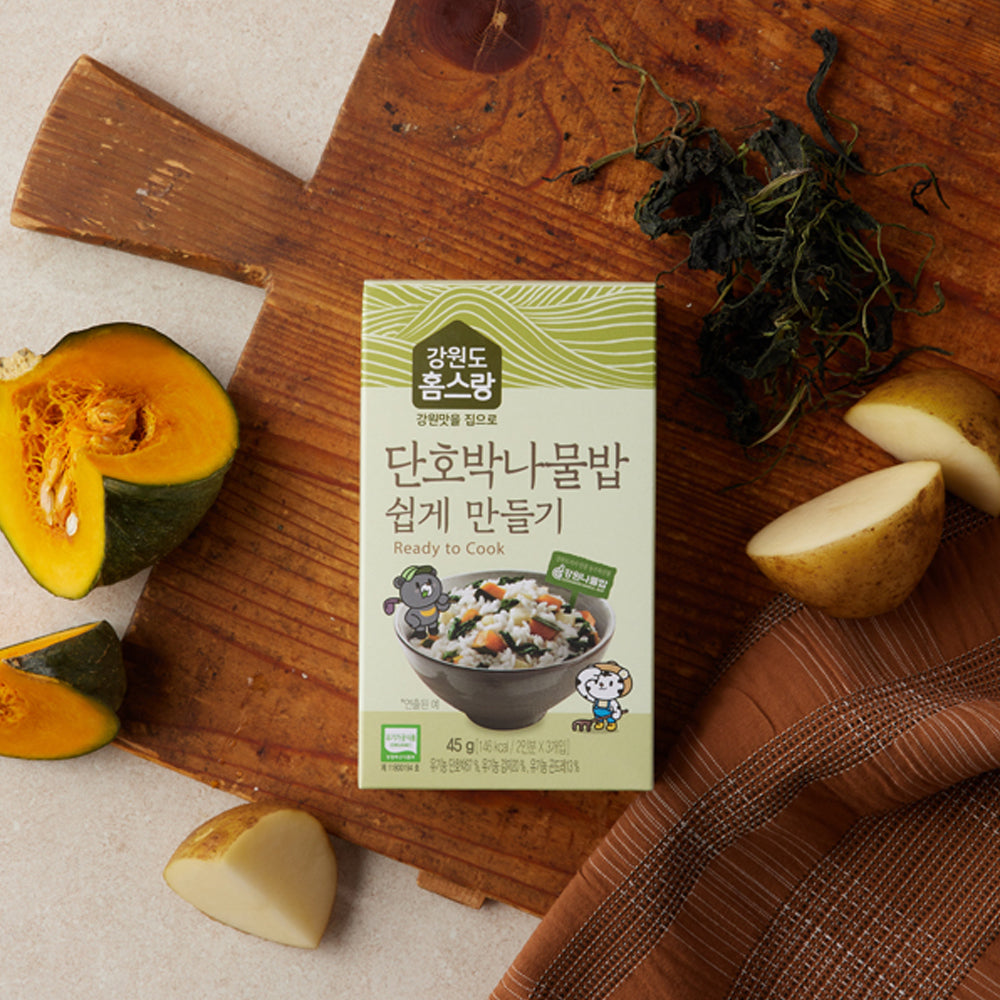 Homesrang Sweet Pumpkin Rice Easy Recipe 45g Expiration Date: April 15, 2026