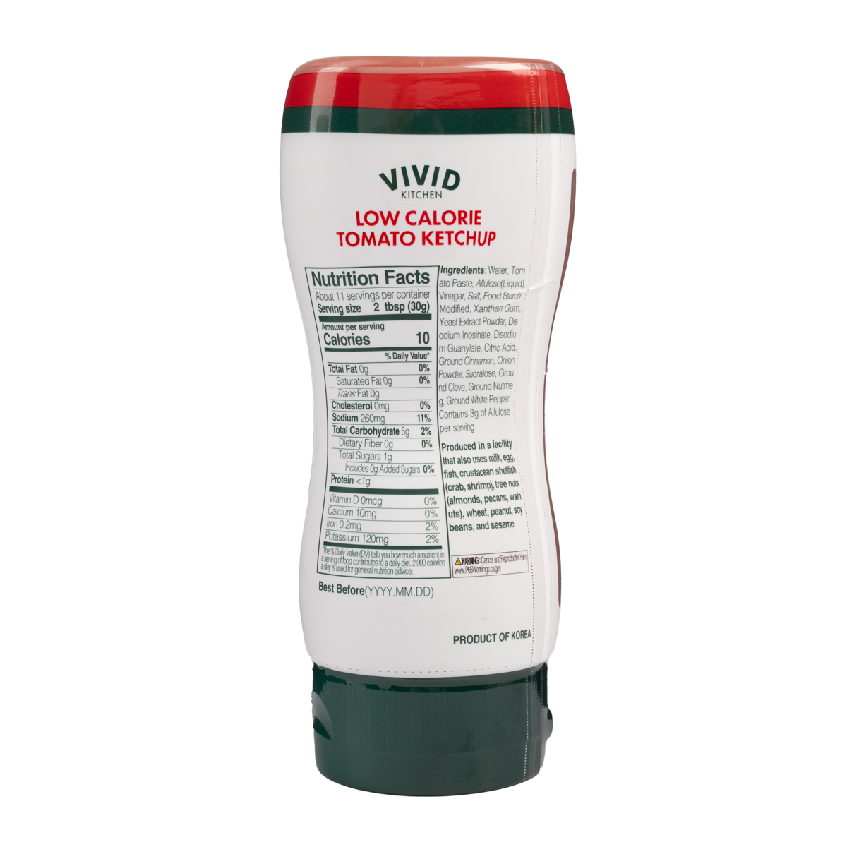 VIVID - Low-calorie Tomato Ketchup 320g