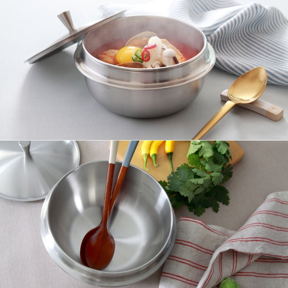 [Free Separate Shipping] </br> Cookever Triple-Walled Art Nouveau Earthenware Pot 2-Piece Set
