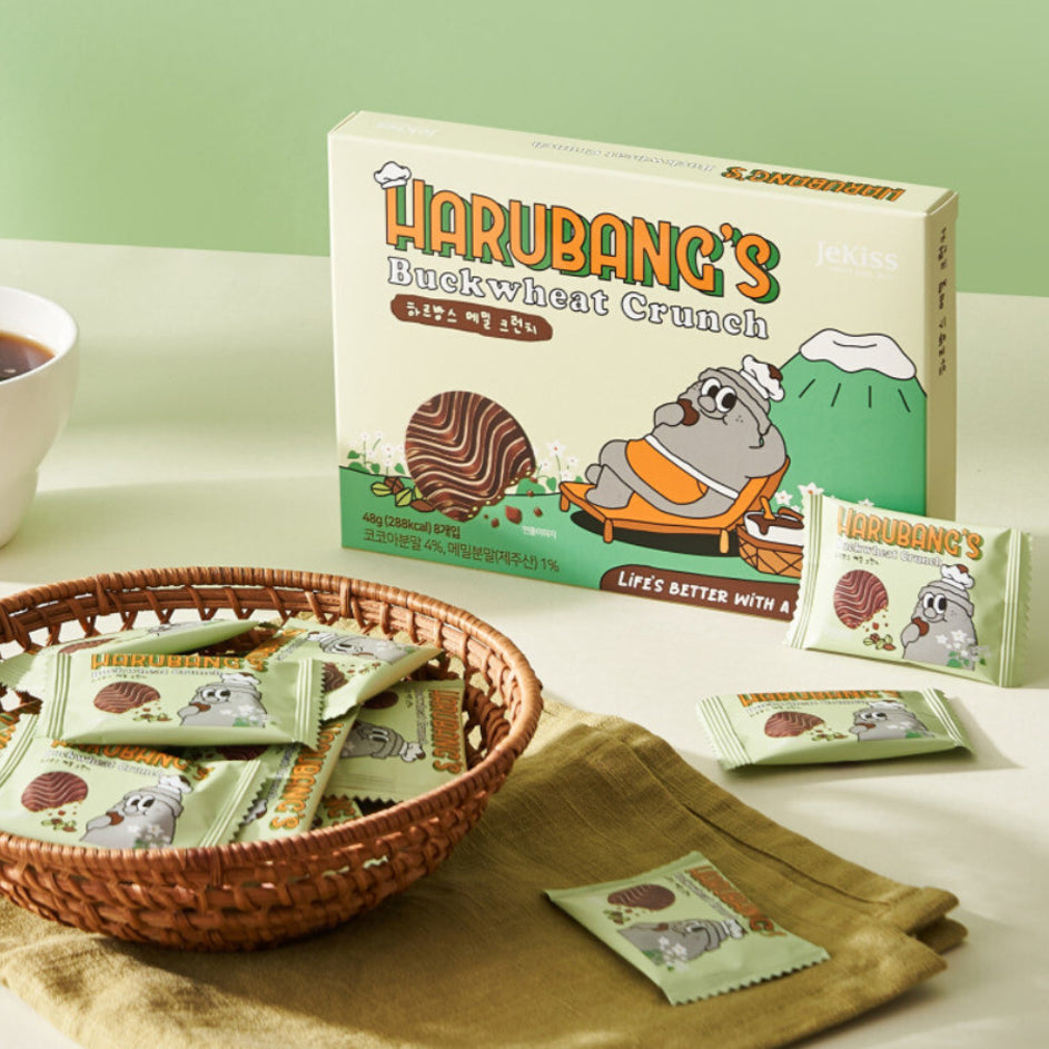 Jeju Harbangs Buckwheat Crunch 48g (8 pieces)