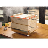[SEPARATE FREE SHIPPING] KITCHEN&KITCHEN Cypress Wood 2-Tier Steamer Set (Hinoki Steamer)