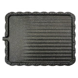 Deokheung - Thick 7mm Cast Iron Square Grill Plate (Large)