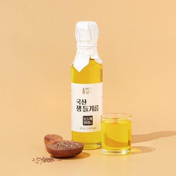 Hansaeng - Barodama Domestic Cold-Pressed Perilla Oil (180ml) Expiration Date: November 3, 2027