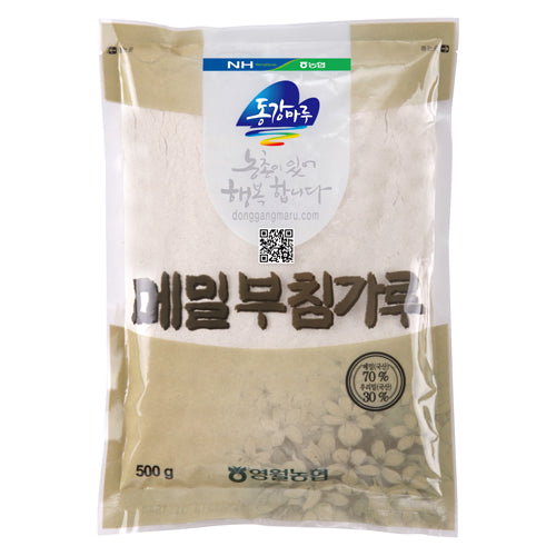 동강마루 - 메밀부침가루 500g (국산메밀 100%) </br> 유통기한 : 2024년 6월 19일