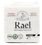 Rael Organic Cotton Long Liner Pads 18p* 2 Packs