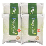 [Free Separate Shipping] Chucheong Premium Organic Rice_Partially Milled 4kg 4 Bags (Refrigerate) <br/>Milling Date: 01/27/2022