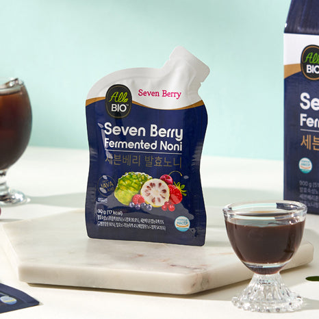 Allbio - Organic Seven Berry Fermented Noni 300g (30g x 10 packs) Expiration Date: May 15, 2027