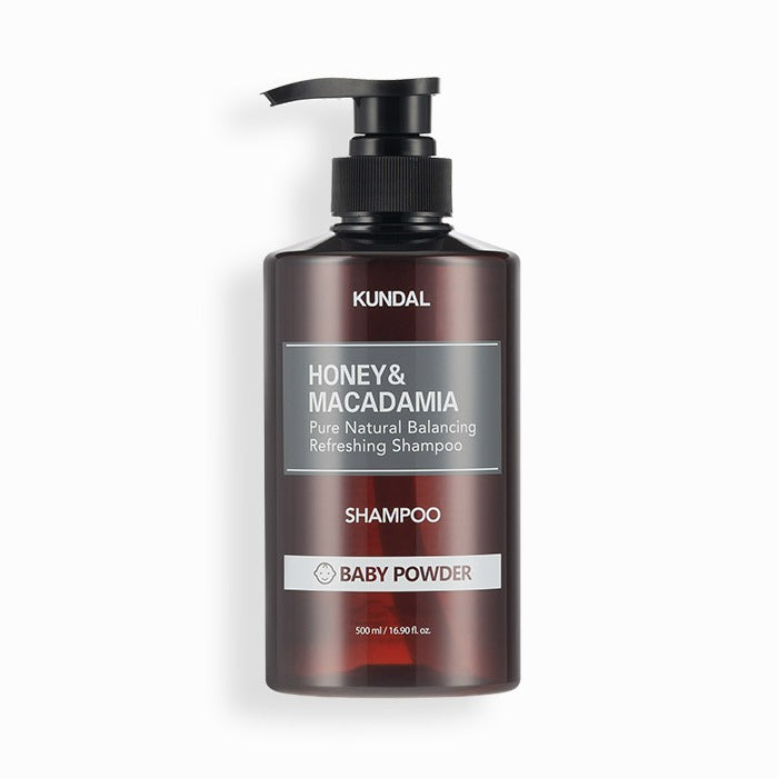 Kundal Honey & Macadamia Nature Shampoo (Baby Powder Scent) 500ml