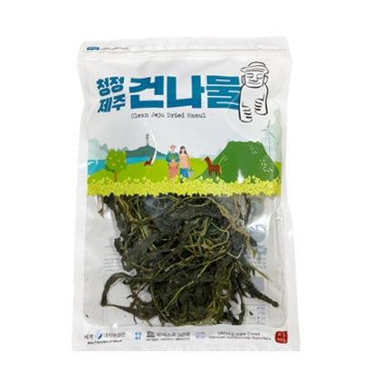 80g of young Jeju radish greens